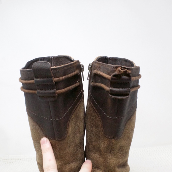 Merrell Vera Mid Barnwood Distressed Boots Size 10 - Picture 8 of 8